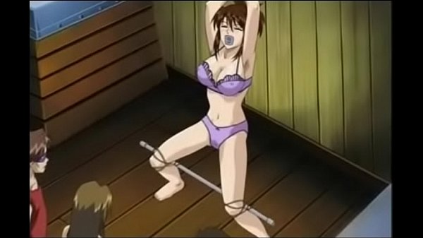 Hentai gefesselte Sexsklavin bekommt große Brustwarzen 
